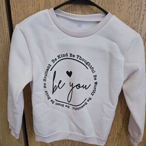 Be You Kids Sweatshirt - Off White